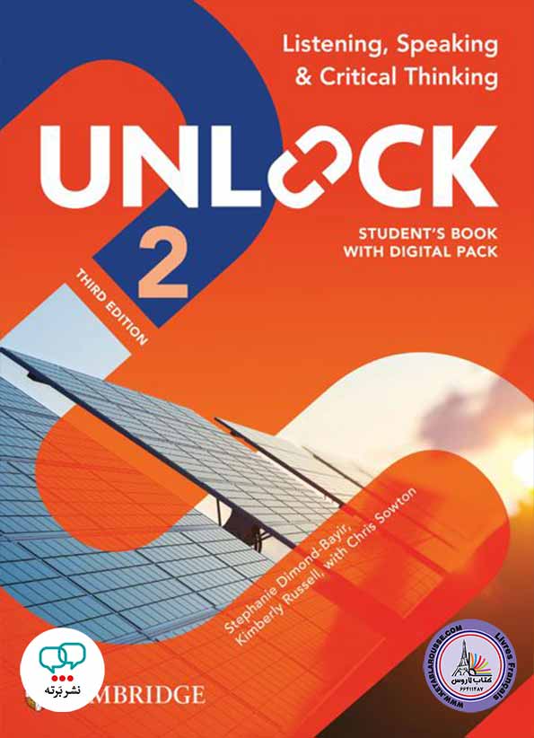 کتاب آموزش زبان انگلیسی Unlock 2 third Edition - Listening & Speaking