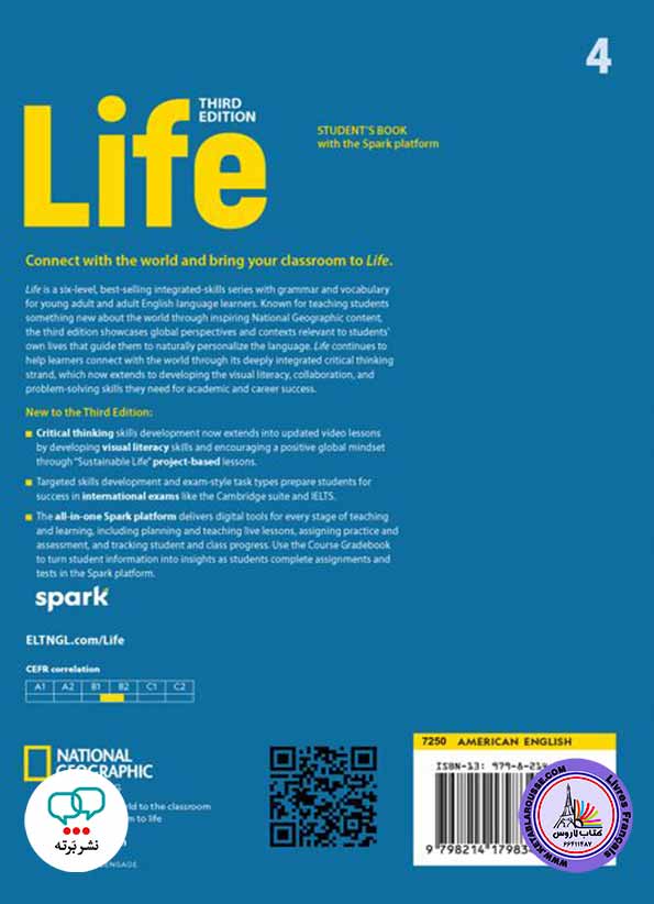 آموزش زبان انگلیسی Life 4, Third Edition (American English)