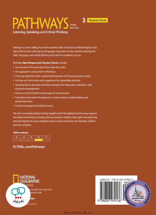 کتاب معلم انگلیسی Pathways Listening And Speaking 3