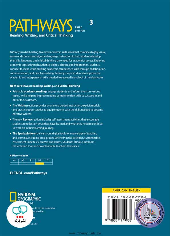 کتاب انگلیسی Pathways Reading And Writing 3