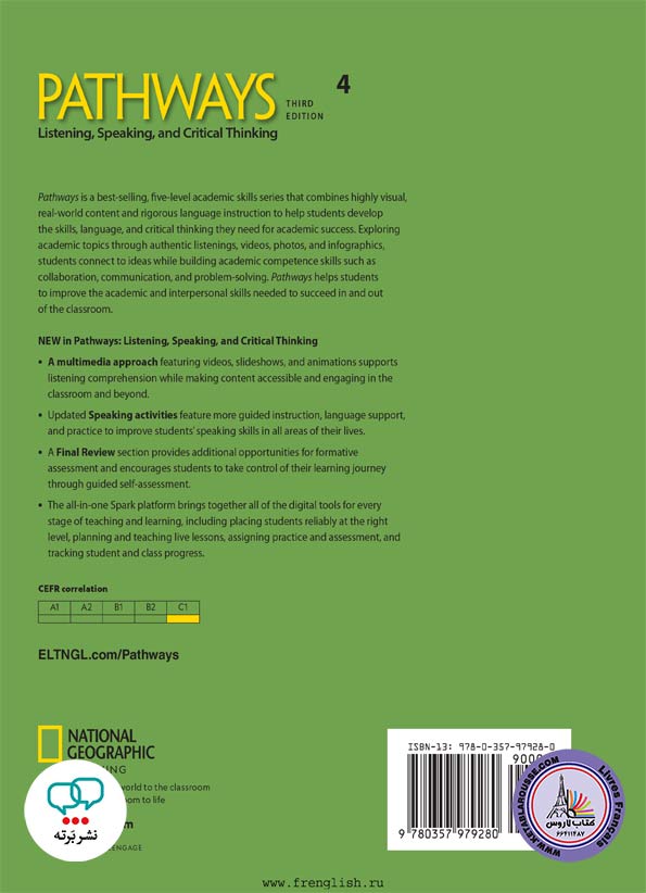 کتاب انگلیسی Pathways Listening And Speaking 4