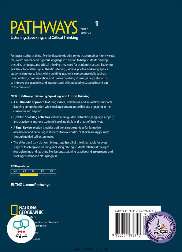 کتاب انگلیسی Pathways Listening And Speaking 1