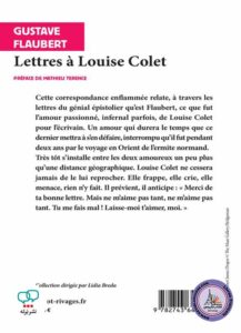 رمان فرانسوی Lettres a Louise Colet