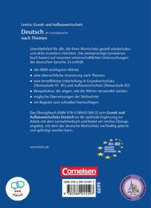 کتاب آلمانی Grund und Aufbauwortschatz Deutsch als Fremdsprache nach Themen