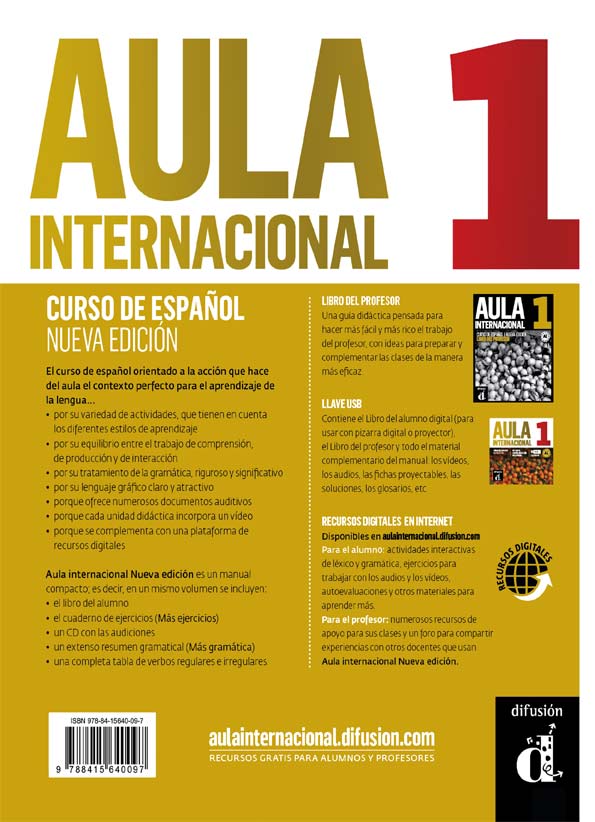 کتاب اسپانیایی آئولا Aula Internacional Nueva edition 1 A1