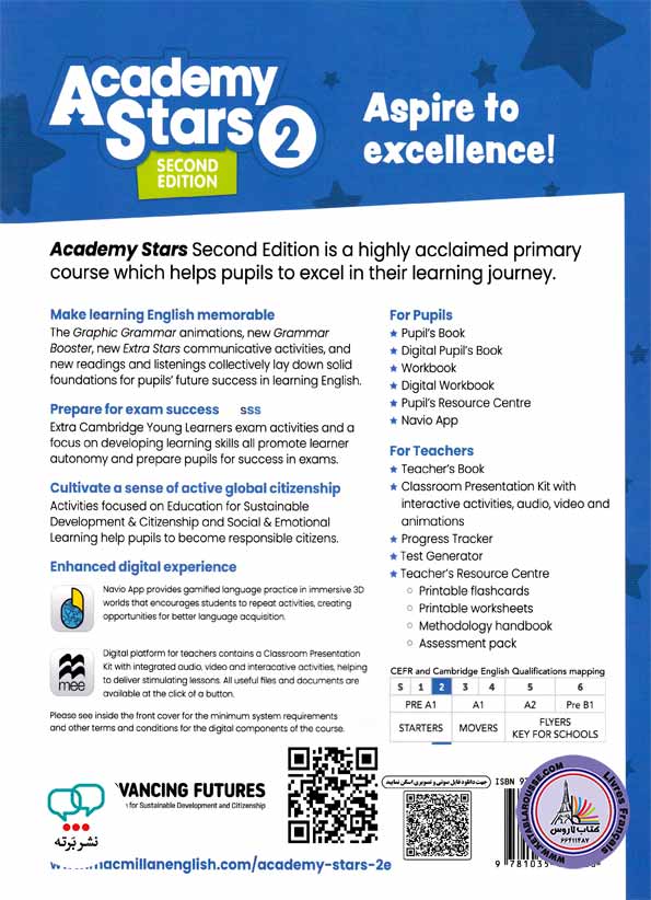 کتاب انگلیسی آکادمی استارز Academy Stars 2 Second Edition