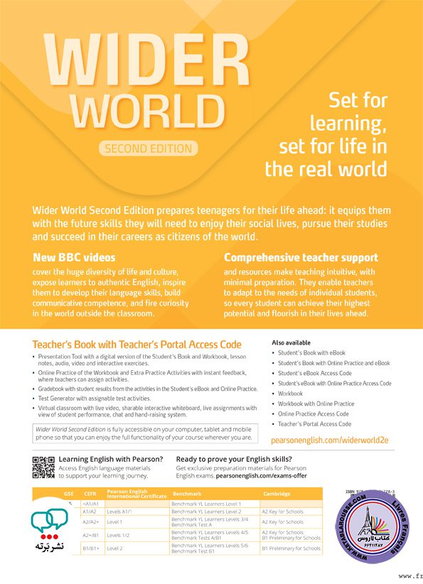 کتاب معلم انگلیسی Wider World Starter 2nd Edition