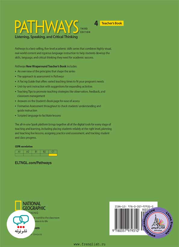 کتاب معلم انگلیسی Pathways Listening And Speaking 4
