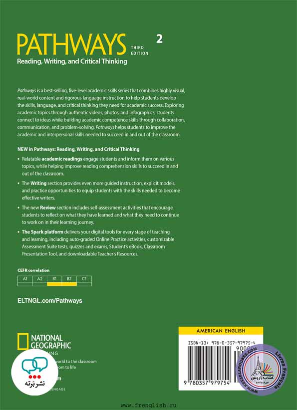 کتاب انگلیسی Pathways Reading And Writing 2