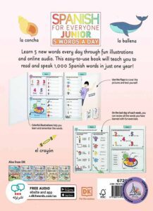 کتاب اسپانیایی Spanish for Everyone Junior 5 Words a Day