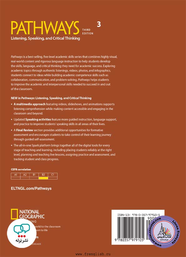 کتاب انگلیسی Pathways Listening And Speaking 3