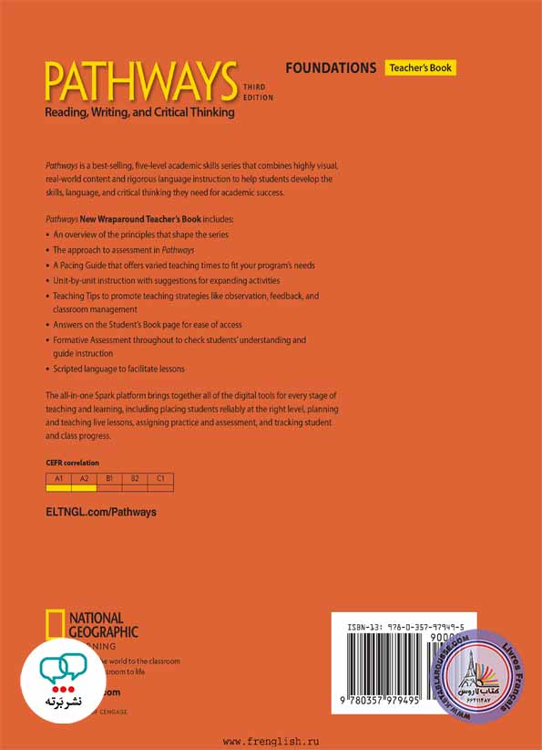 کتاب معلم انگلیسی Pathways reading and writing Foundations