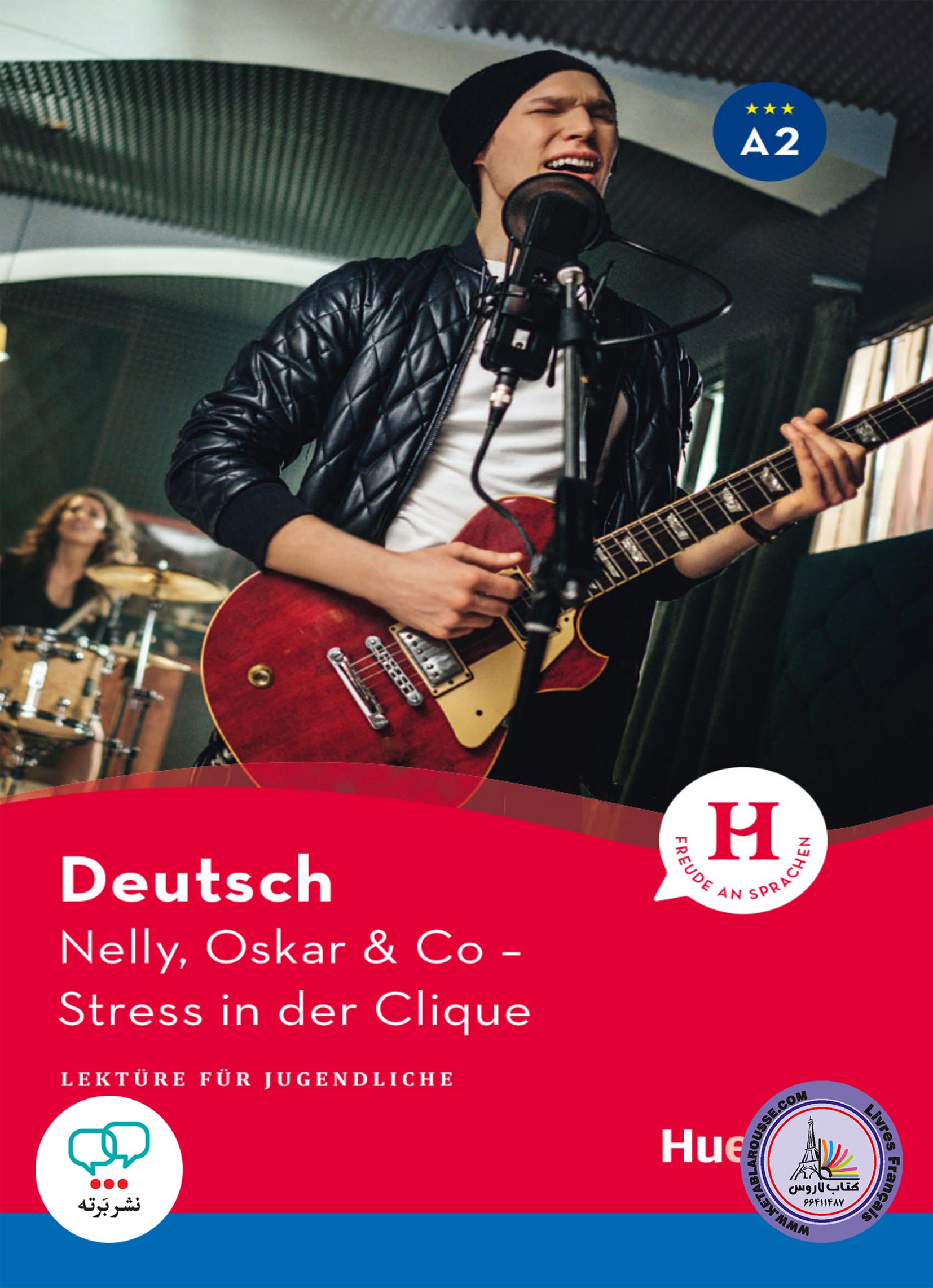 کتاب داستان آلمانی Deutsch Nelly Oskar und Co Stress in der Clique A2