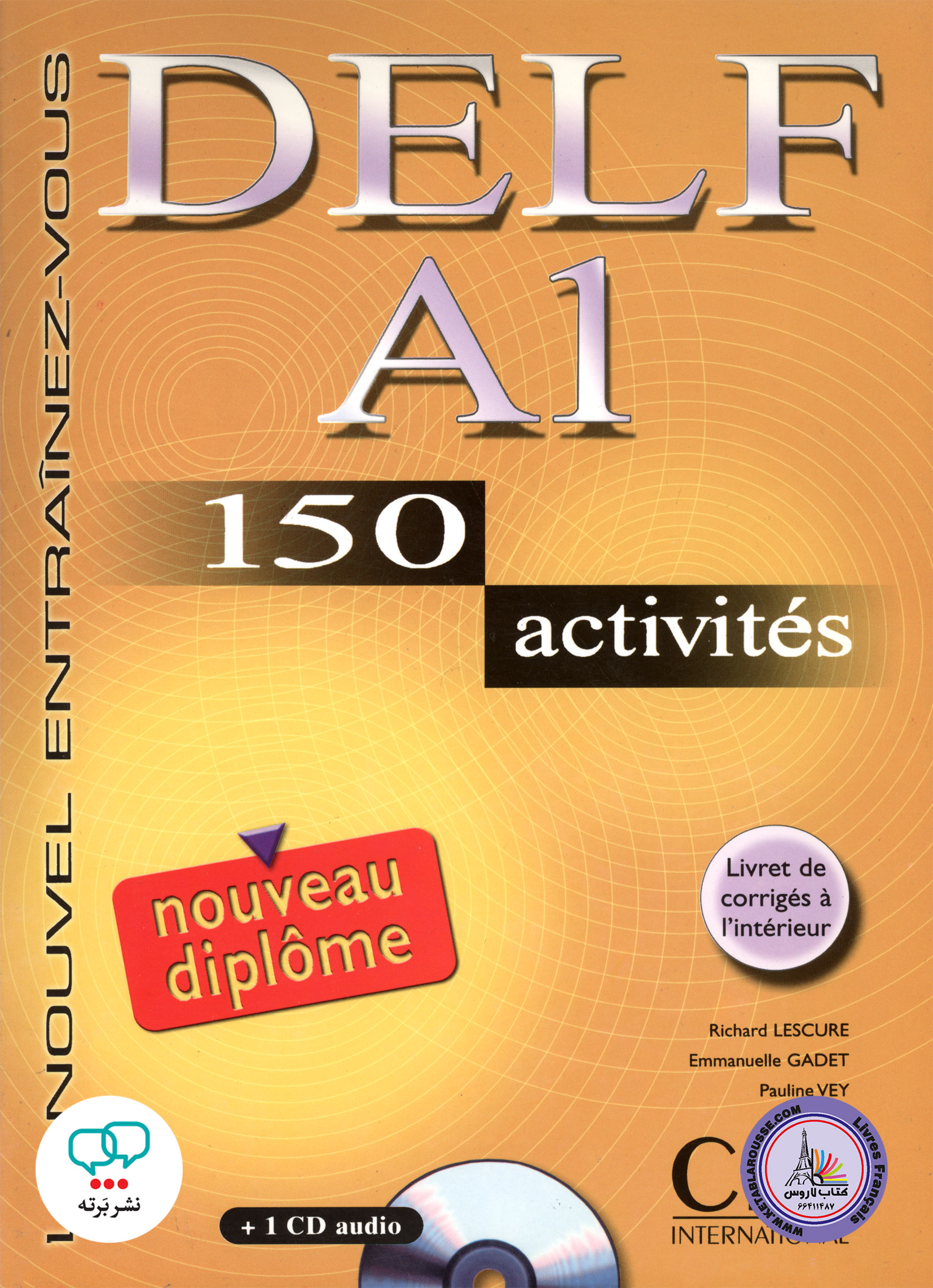 کتاب آزمون فرانسوی دلف DELF A1 150 ACTIVITES