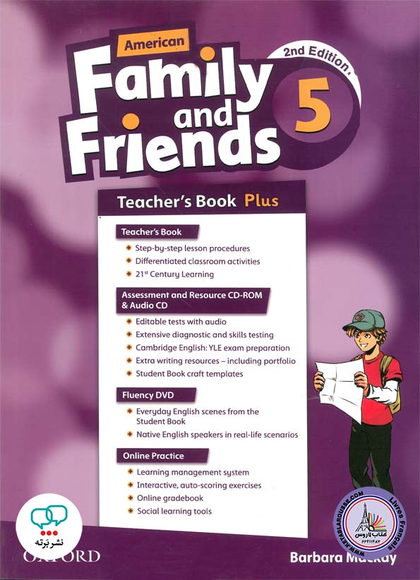 کتاب انگلیسی معلم امریکن فمیلی اند فرندز American Family and Friends 5 Teachers Book 2nd Edition