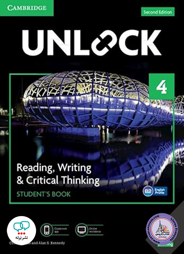 کتاب انگلیسی آنلاک Unlock Level 4 Reading Writing and Critical Thinking 2nd