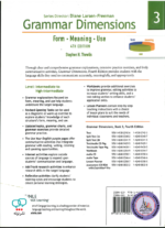 کتاب گرامر انگلیسی Grammar Dimensions 3 Form Meaning Use 4th Edition