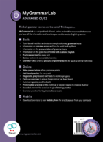 کتاب گرامر انگلیسی مای گرامر لب MyGrammarLab Advanced C1 C2