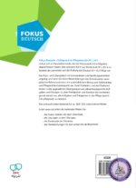 کتاب آلمانی Fokus Deutsch Erfolgreich in Pflegeberufen B1 B2‏